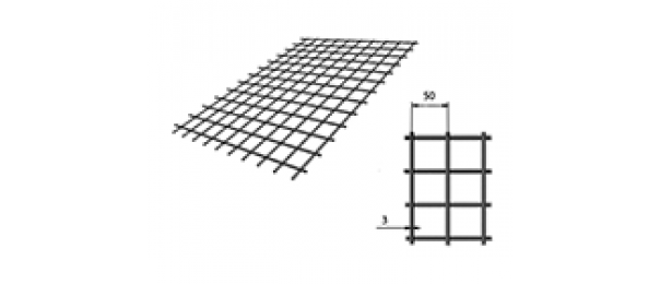 Сетка сварная (дорожная) 50х50х3мм 1х2м купить с доставкой в Красногорске